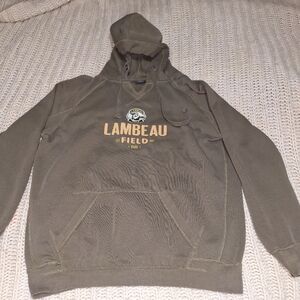 Signature Sportswear Concepts Lambeau Field army green Hoodie In A men's large